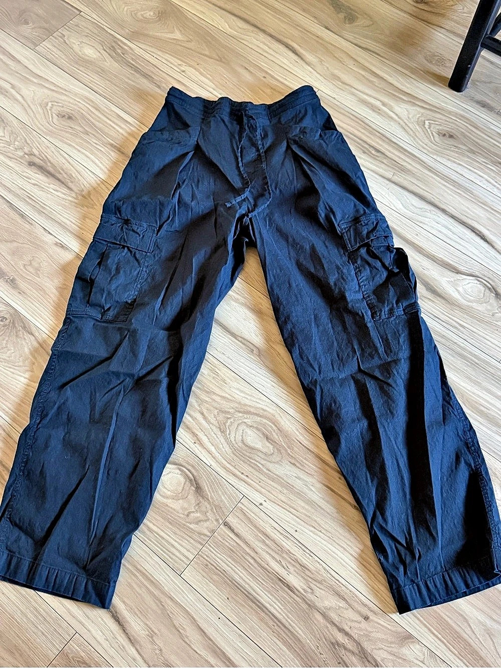 Athleta Paradise Mid Rise Straight Leg Cargo Pant Black XS